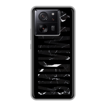 Силиконовый чехол на Xiaomi 13T с принтом ФАМИЛИЯ
