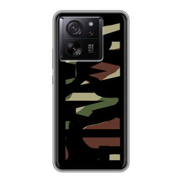 Силиконовый чехол на Xiaomi 13T с принтом NAME