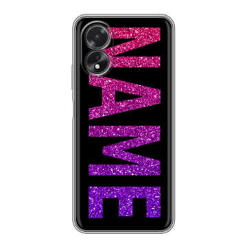 Силиконовый чехол на OPPO A38 4G с принтом NAME
