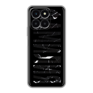 Силиконовый чехол на Huawei Honor X6a с принтом ФАМИЛИЯ