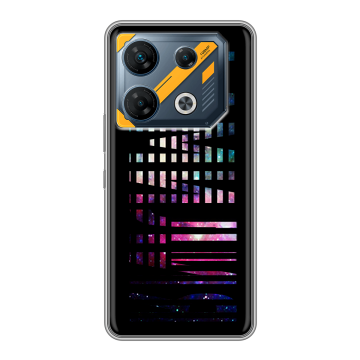 Силиконовый чехол на Infinix GT 10 Pro с принтом ФАМИЛИЯ