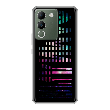 Силиконовый чехол на Vivo V29e с принтом ФАМИЛИЯ