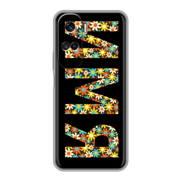 Силиконовый чехол на Huawei Honor 90 Lite с принтом ИМЯ