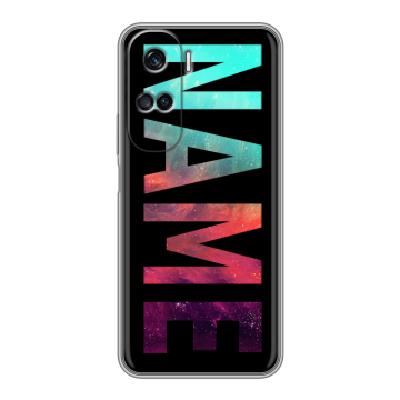 Силиконовый чехол на Huawei Honor 90 Lite с принтом NAME