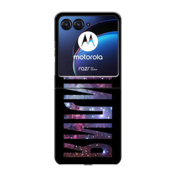 Пластиковый чехол на Motorola Razr 40 Ultra с принтом ФАМИЛИЯ