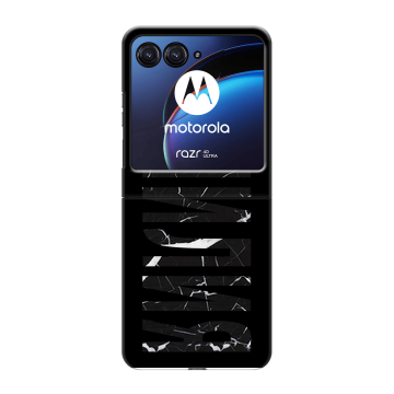 Пластиковый чехол на Motorola Razr 40 Ultra с принтом ФАМИЛИЯ