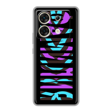 Силиконовый чехол на Infinix Zero 30 5G с принтом ФАМИЛИЯ
