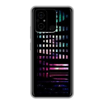 Силиконовый чехол на Xiaomi Poco C55 с принтом ФАМИЛИЯ