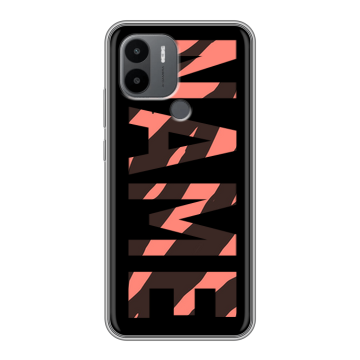 Силиконовый чехол на Xiaomi Poco C50 с принтом NAME