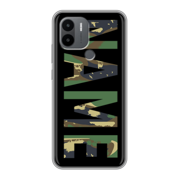 Силиконовый чехол на Xiaomi Poco C50 с принтом NAME