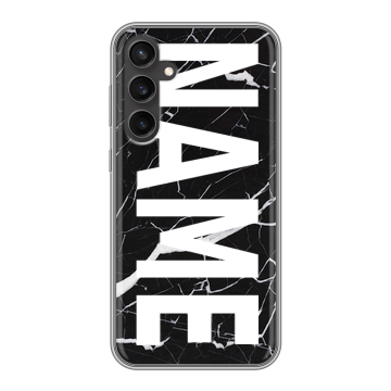 Силиконовый чехол на Samsung Galaxy S23 FE с принтом NAME