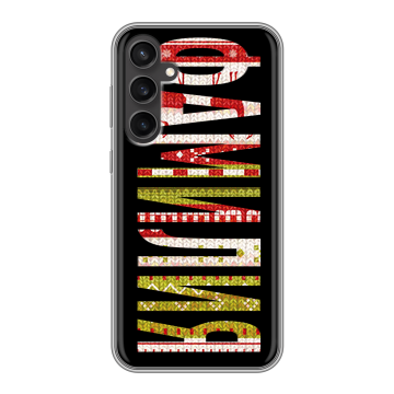 Силиконовый чехол на Samsung Galaxy S23 FE с принтом ФАМИЛИЯ