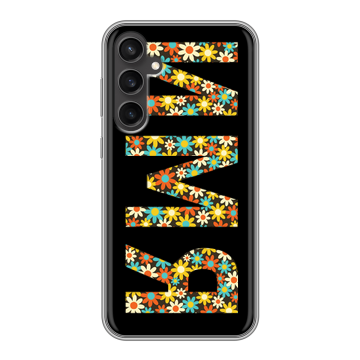 Силиконовый чехол на Samsung Galaxy S23 FE с принтом ИМЯ