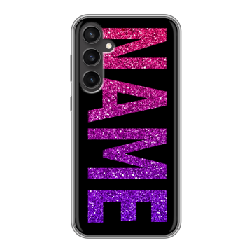 Силиконовый чехол на Samsung Galaxy S23 FE с принтом NAME