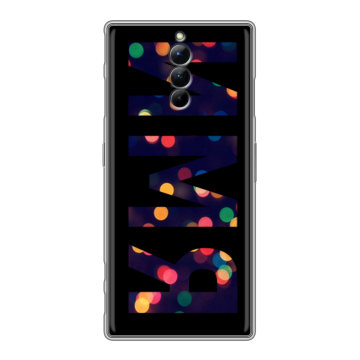 Силиконовый чехол на ZTE Nubia Red Magic 8S Pro с принтом ИМЯ