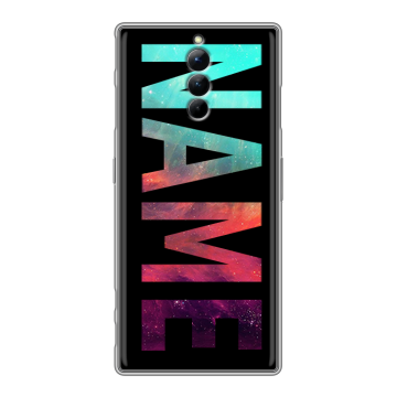 Силиконовый чехол на ZTE Nubia Red Magic 8S Pro с принтом NAME