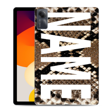 Силиконовый чехол на Xiaomi RedMi Pad SE с принтом NAME