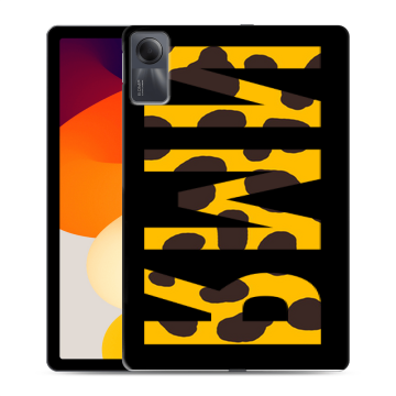 Силиконовый чехол на Xiaomi RedMi Pad SE с принтом ИМЯ