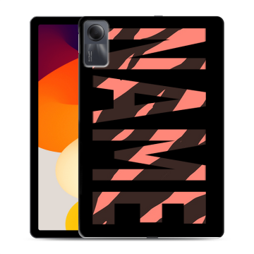 Силиконовый чехол на Xiaomi RedMi Pad SE с принтом NAME