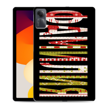 Силиконовый чехол на Xiaomi RedMi Pad SE с принтом ФАМИЛИЯ