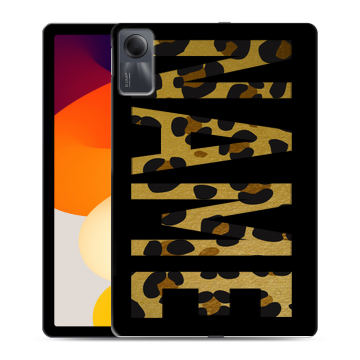 Силиконовый чехол на Xiaomi RedMi Pad SE с принтом NAME