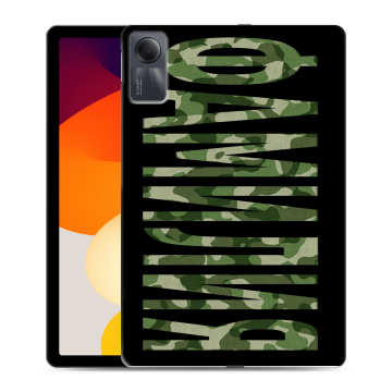 Силиконовый чехол на Xiaomi RedMi Pad SE с принтом ФАМИЛИЯ