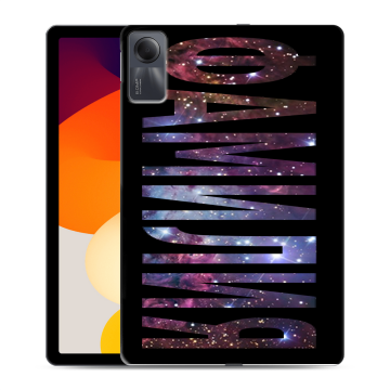 Силиконовый чехол на Xiaomi RedMi Pad SE с принтом ФАМИЛИЯ