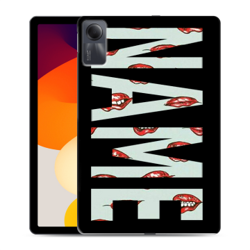 Силиконовый чехол на Xiaomi RedMi Pad SE с принтом NAME