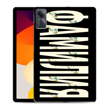 Силиконовый чехол на Xiaomi RedMi Pad SE с принтом ФАМИЛИЯ