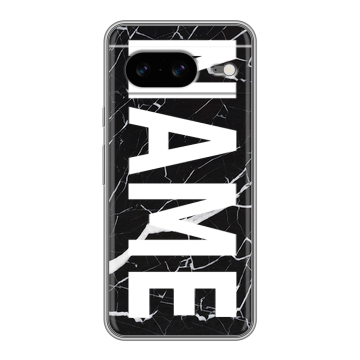Силиконовый чехол на Google Pixel 8 с принтом NAME