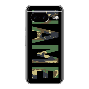 Силиконовый чехол на Google Pixel 8 с принтом NAME