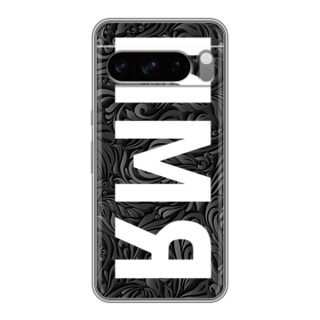 Силиконовый чехол на Google Pixel 8 Pro с принтом ИМЯ