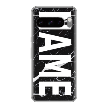 Силиконовый чехол на Google Pixel 8 Pro с принтом NAME
