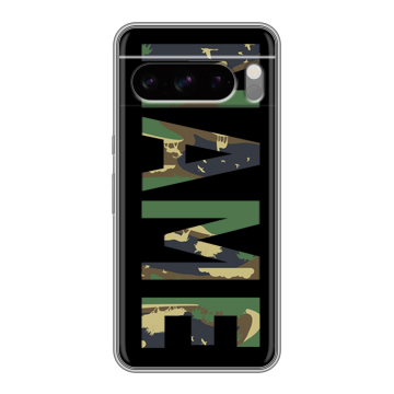Силиконовый чехол на Google Pixel 8 Pro с принтом NAME