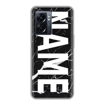 Силиконовый чехол на OPPO A57 5G с принтом NAME