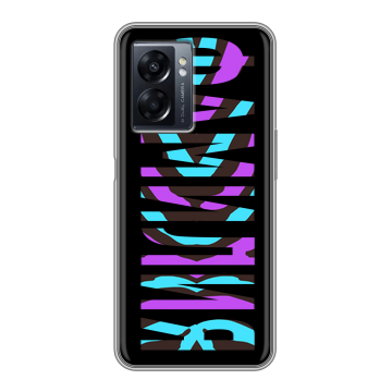 Силиконовый чехол на OPPO A57 5G с принтом ФАМИЛИЯ