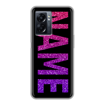 Силиконовый чехол на OPPO A57 5G с принтом NAME
