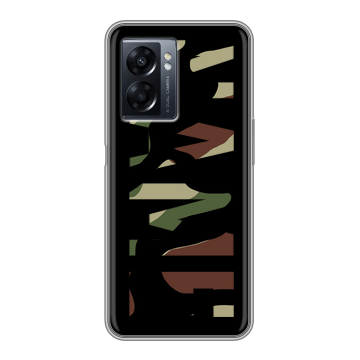 Силиконовый чехол на OPPO A57 5G с принтом NAME