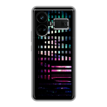 Силиконовый чехол на Realme GT5 с принтом ФАМИЛИЯ