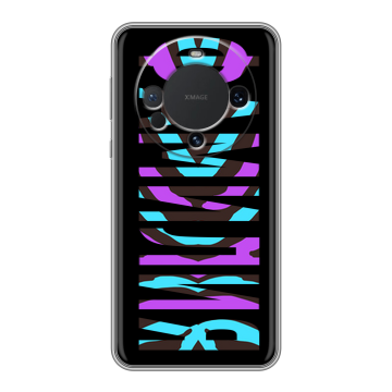 Силиконовый чехол на Huawei Mate 60 с принтом ФАМИЛИЯ