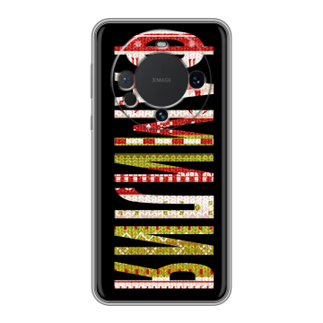 Силиконовый чехол на Huawei Mate 60 с принтом ФАМИЛИЯ
