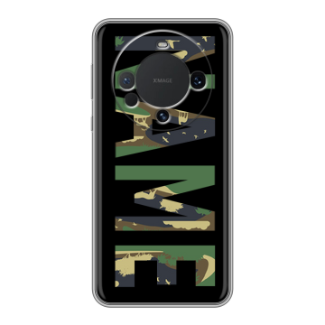 Силиконовый чехол на Huawei Mate 60 с принтом NAME