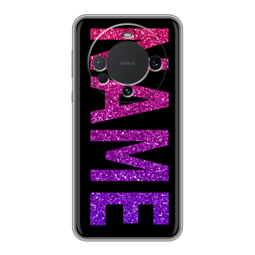 Силиконовый чехол на Huawei Mate 60 с принтом NAME