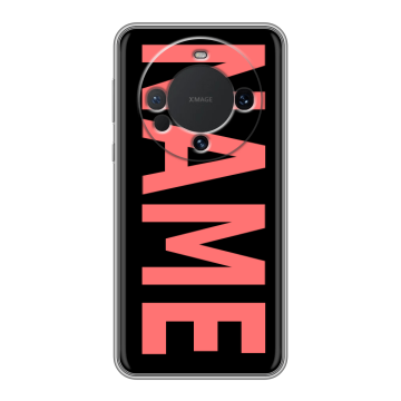 Силиконовый чехол на Huawei Mate 60 с принтом NAME