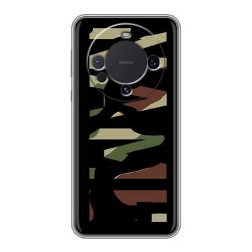 Силиконовый чехол на Huawei Mate 60 с принтом NAME