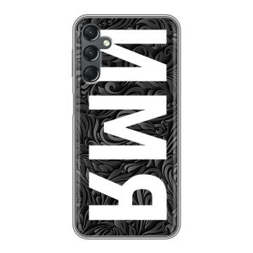 Силиконовый чехол на Samsung Galaxy A25 5G с принтом ИМЯ