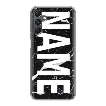 Силиконовый чехол на Samsung Galaxy A25 5G с принтом NAME