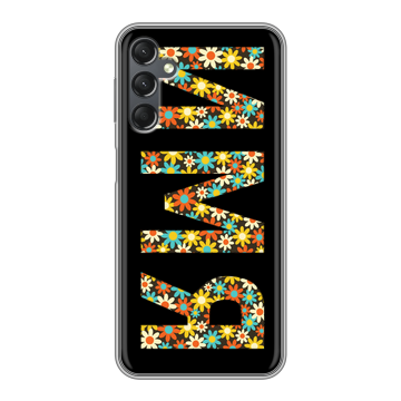 Силиконовый чехол на Samsung Galaxy A25 5G с принтом ИМЯ