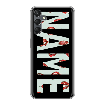 Силиконовый чехол на Samsung Galaxy A25 5G с принтом NAME