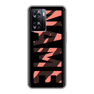 Силиконовый чехол на OnePlus Nord N20 SE с принтом NAME